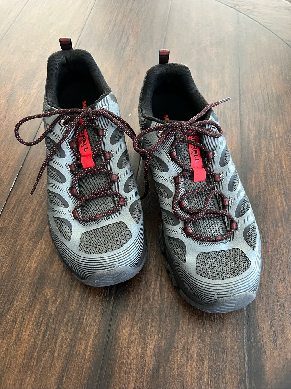 Merrell Moab 3 Edge Men's Granite Trail Hiking Shoes Outdoor Adventure Size 11.5